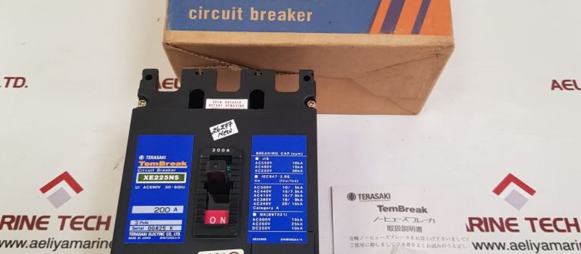 TERASAKI XE225NS 3 POLE CIRCUIT BREAKER 200A