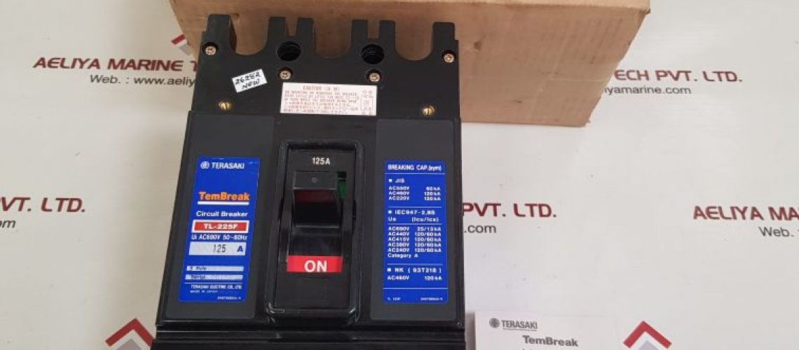 TERASAKI TL-225F 3 POLE CIRCUIT BREAKER 125A