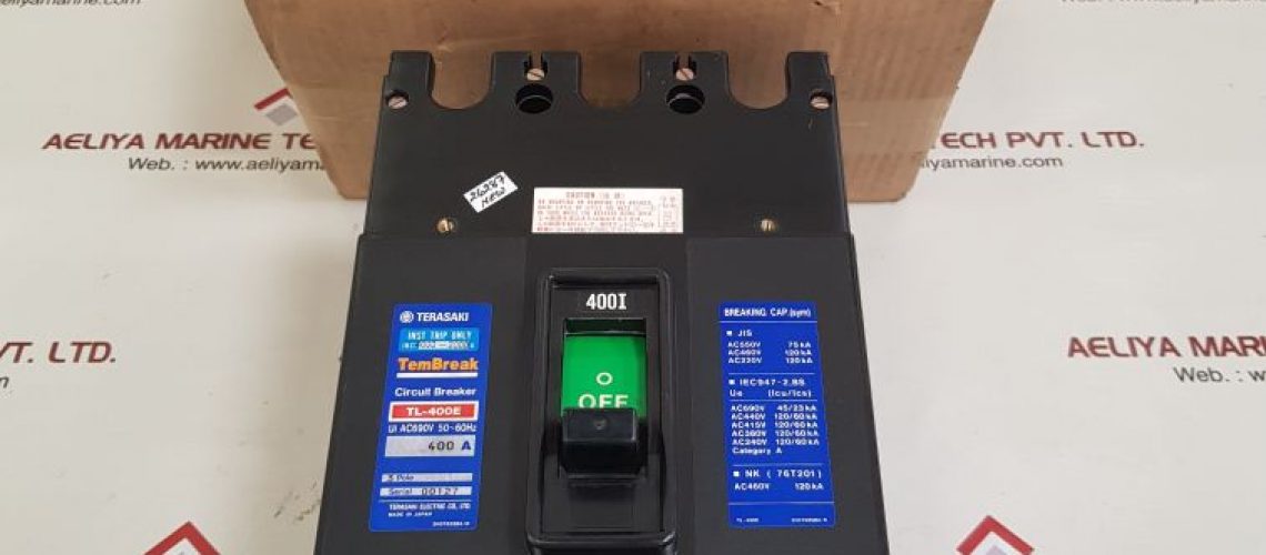 TERASAKI ELECTRIC TL-400E 3 POLE CIRCUIT BREAKER 400A