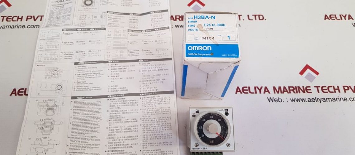 OMRON H3BA-N TIMER 0 TO 1.2 MIN