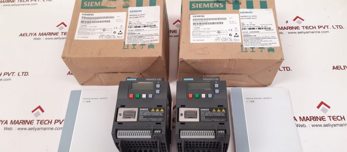 SIEMENS SINAMICS V20 6SL32105BE155UV0 SINAMICS AC DRIVE