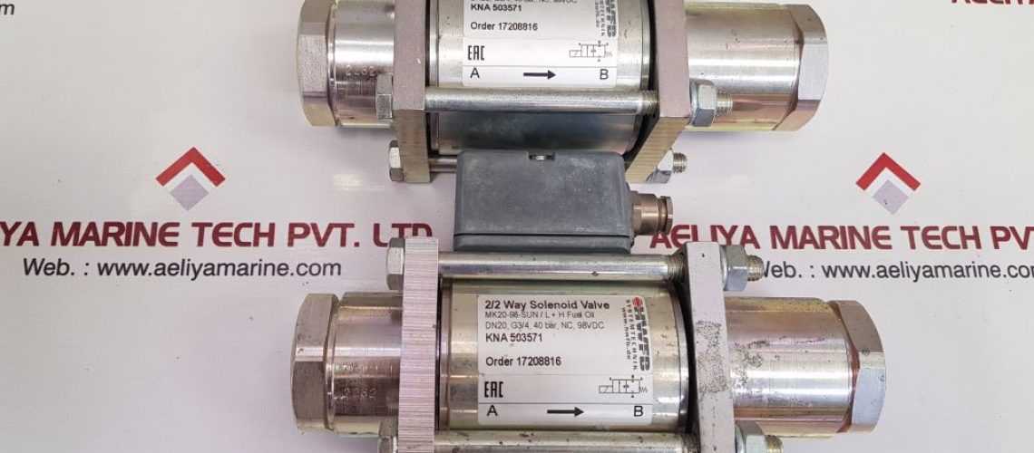 HWFB SYSTEMTECHNIK MK20-98-SUN 2/2 WAY SOLENOID VALVE