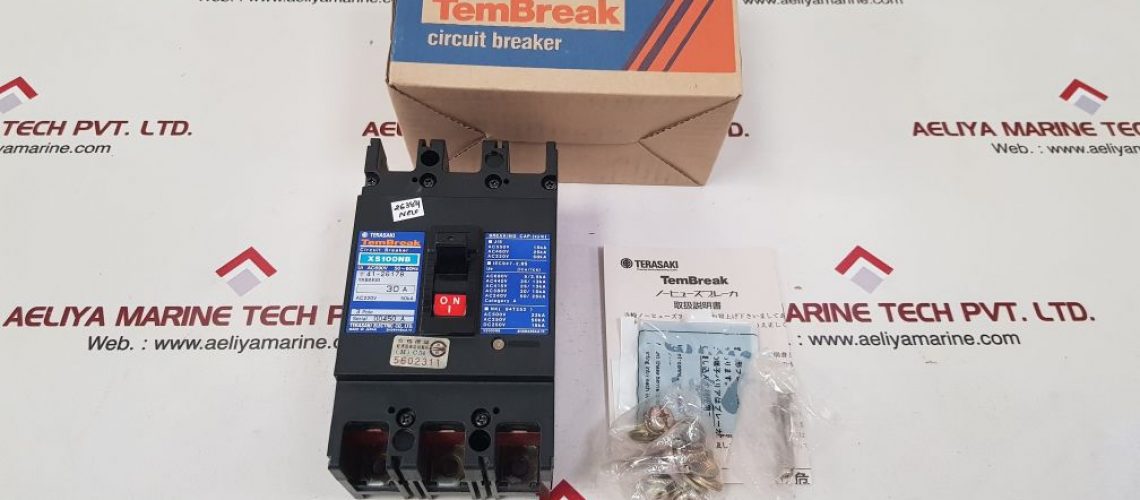 TERASAKI ELECTRIC XS100NB 3 POLE CIRCUIT BREAKER 30A