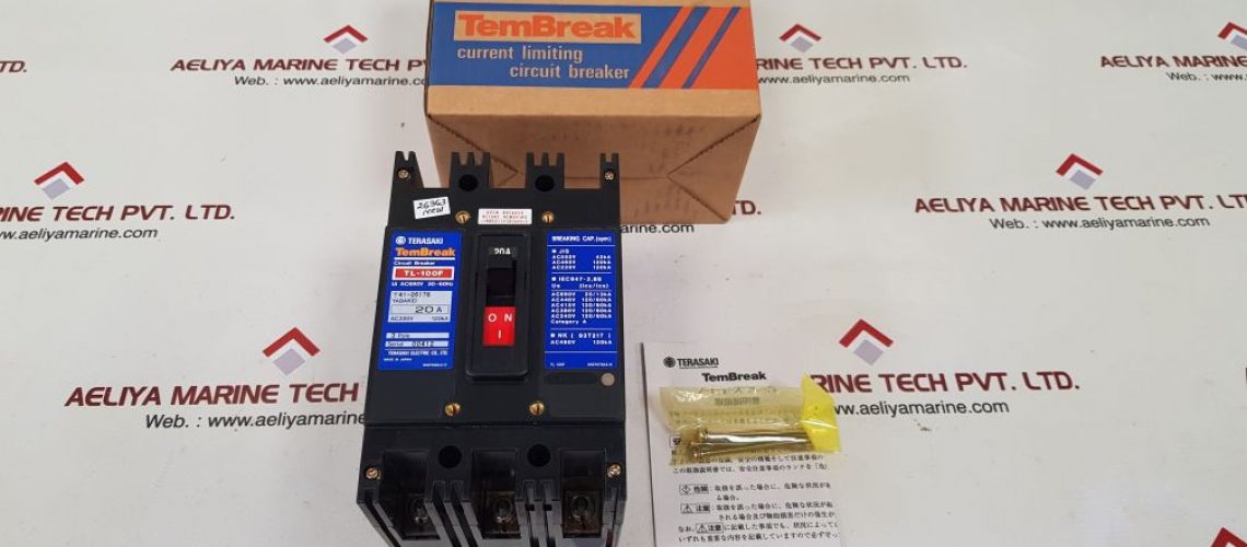 TERASAKI ELECTRIC TL-100F 3POLE CIRCUIT BREAKER 20A