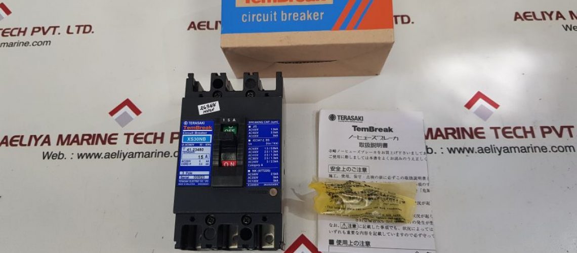 TERASAKI ELECTRIC XS30NB 3 POLE CIRCUIT BREAKER 15A