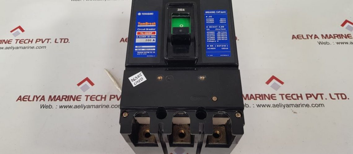 TERASAKI ELECTRIC TL-225F 3 POLE CIRCUIT BREAKER 200A