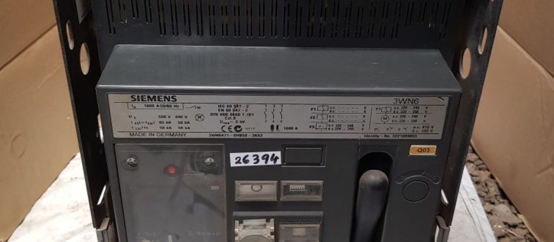 SIEMENS 3WN6471-0HB58-3KA3 CIRCUIT BREAKER