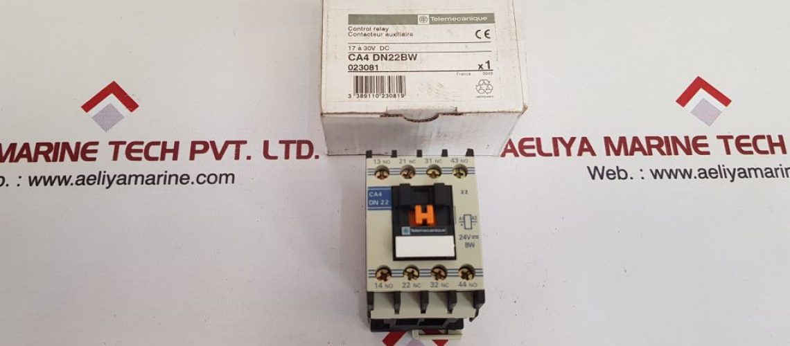 TELEMECANIQUE CA4DN22BW CONTROL RELAY