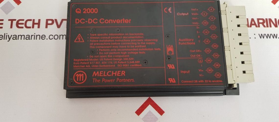MELCHER Q 2000 DC-DC CONVERTER 0081