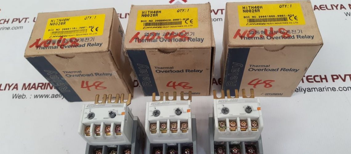 HYUNDAI HEAVY INDUSTRIES HITH-40H THERMAL OVERLOAD RELAY