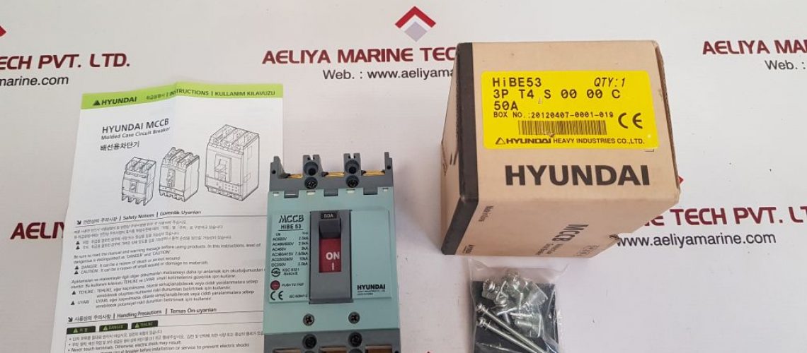 HYUNDAI HIBE 53 MOLDED CASE CIRCUIT BREAKER 50A