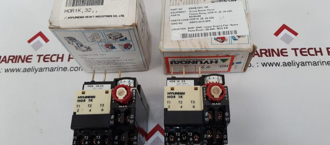 HYUNDAI HOR 1K 32 THERMAL OVERLOAD RELAY ESWB.0201.165