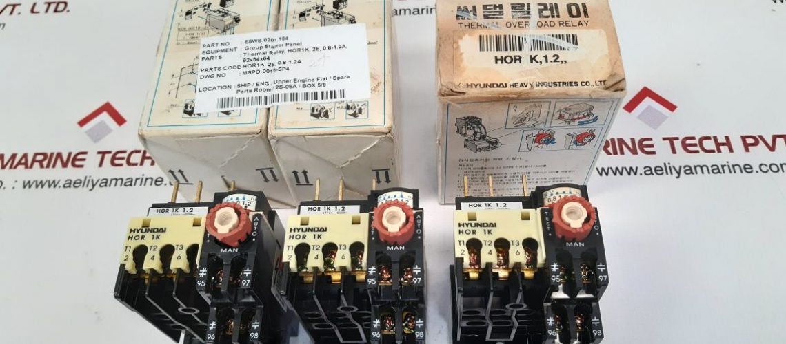 HYUNDAI HOR 1K 1.2 THERMAL OVERLOAD RELAY