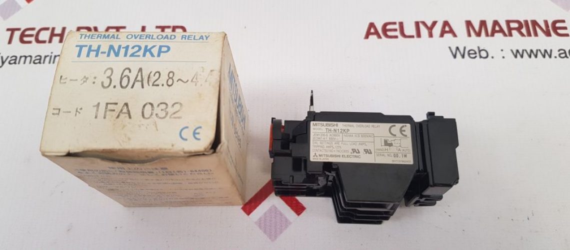 MITSUBISHI ELECTRIC TH-N12KP THERMAL OVERLOAD RELAY