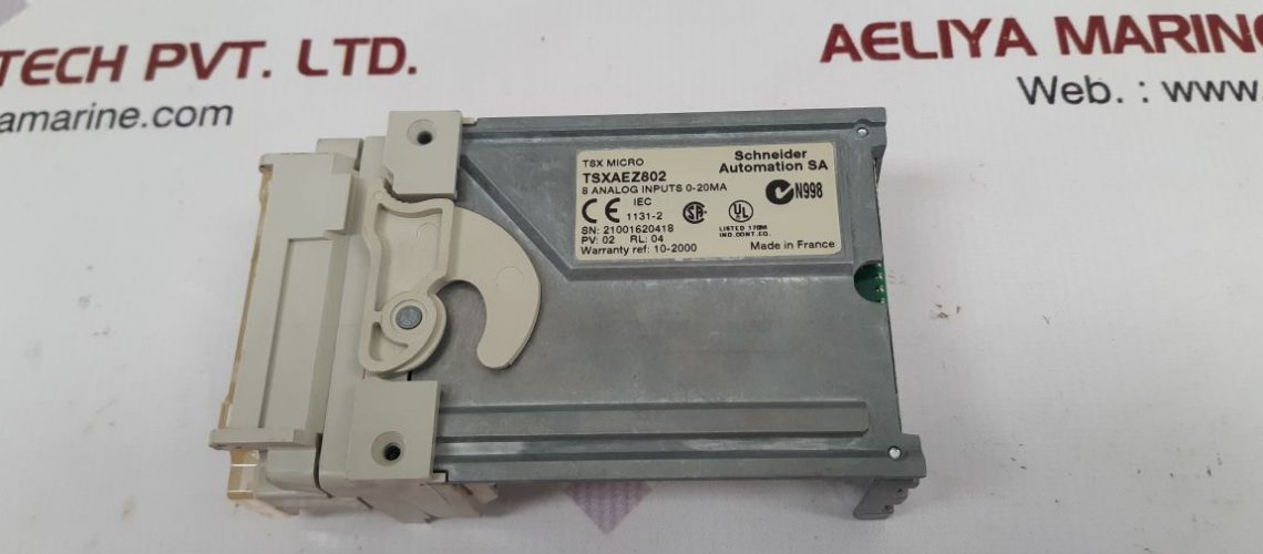 SCHNEIDER AUTOMATION TSXAEZ802 ANALOG INPUT MODULE