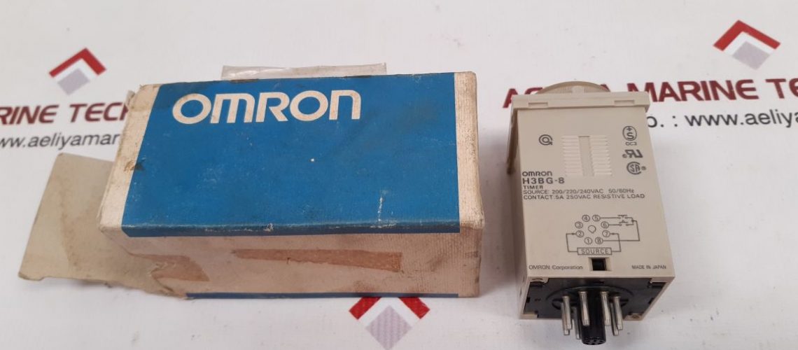 OMRON H3BG-8 TIMER 200/220/240VAC 50/60 HZ