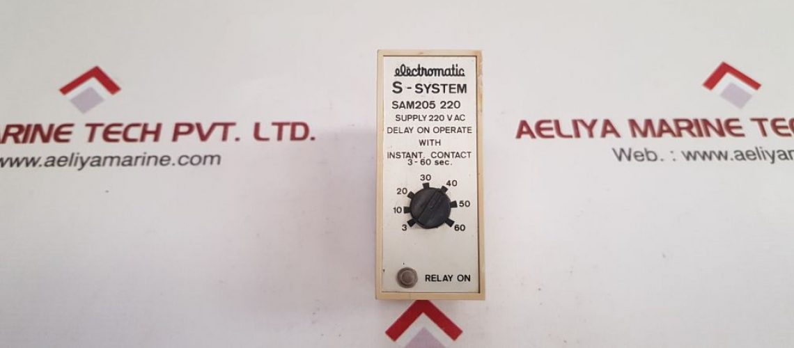 ELECTROMATIC S-SYSTEM SAM205 220 RELAY