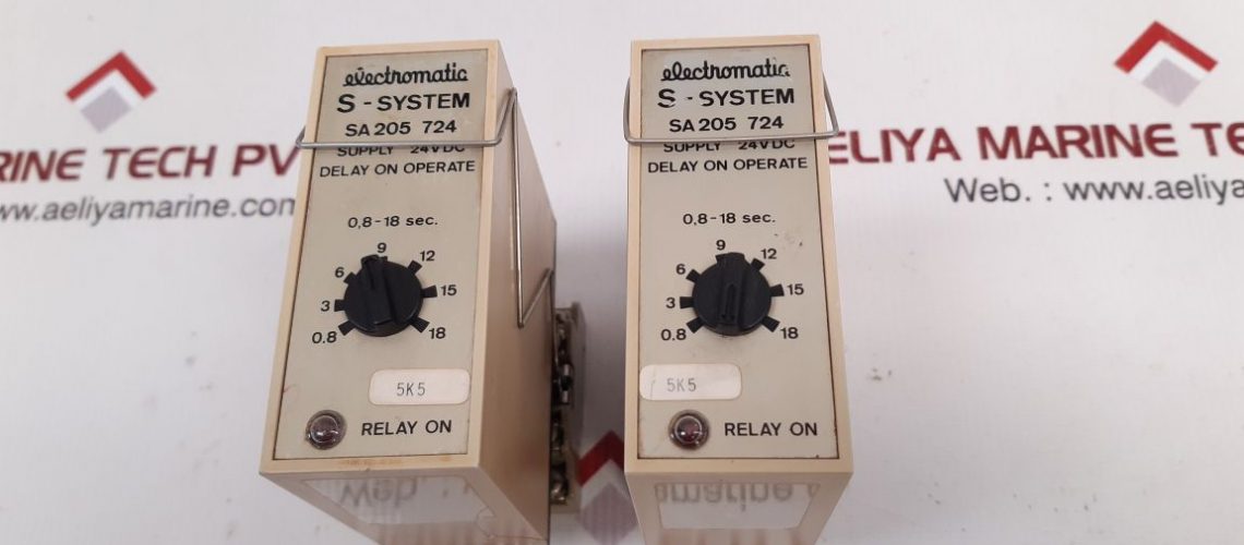 IDEC ELECTROMATIC S-SYSTEM SA 205 724 DELAY ON OPERATE RELAY