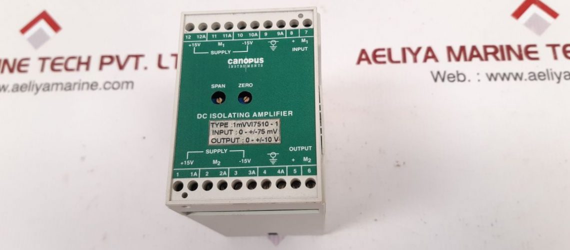 CANOPUS 1MVVI7510-1 DC ISOLATING AMPLIFIER