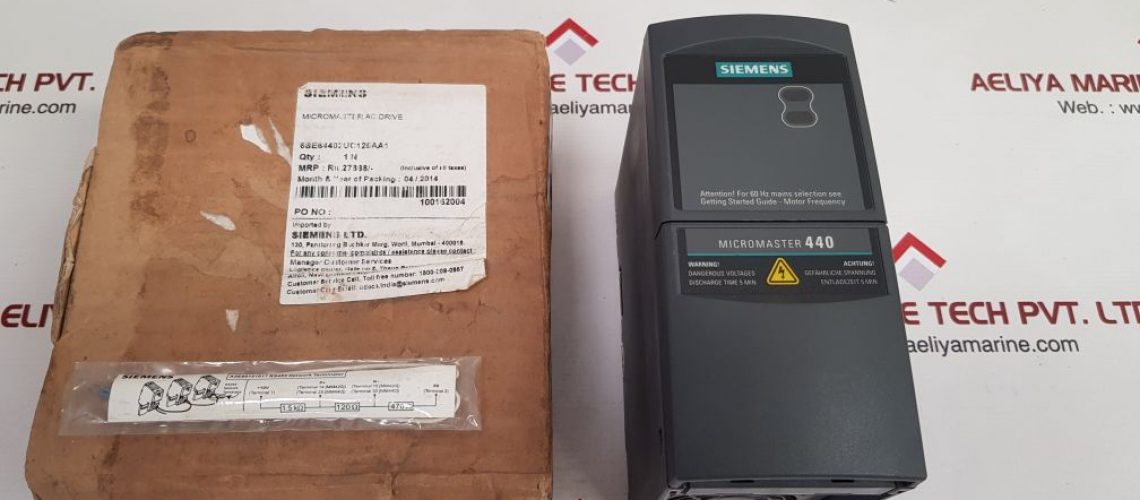 SIEMENS 6SE6440-2UC12-5AA1 MICROMASTER AC DRIVE 440