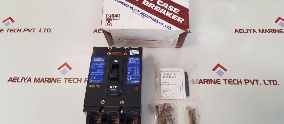 HYUNDAI HBH-103 MOLDED CASE CIRCUIT BREAKER ESWB.0201.130