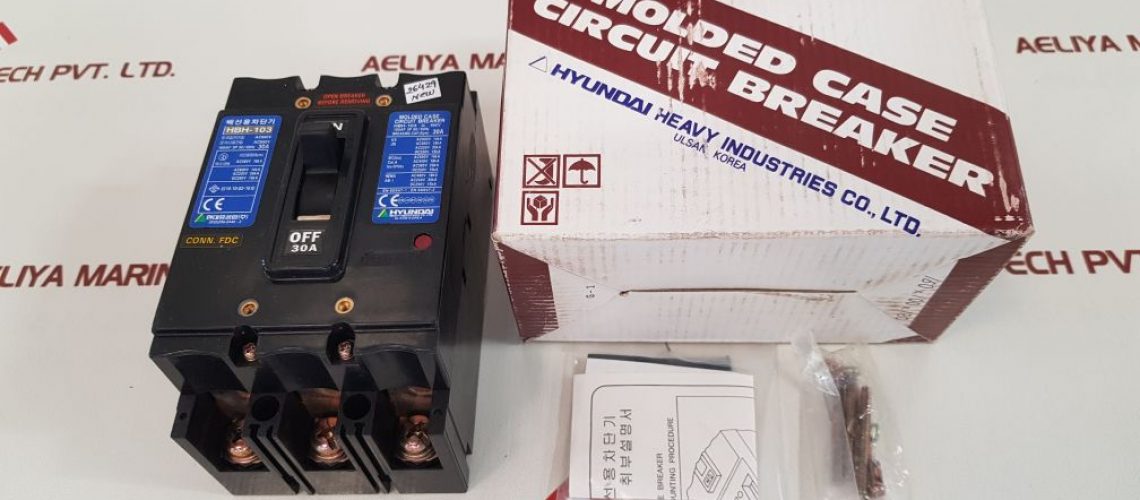 HYUNDAI HBH-103 MOLDED CASE CIRCUIT BREAKER ESWB.0201.129