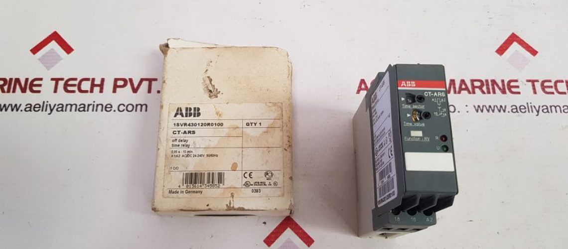 ABB CT-ARS OFF DELAY TIME RELAY 0,05S-10MIN