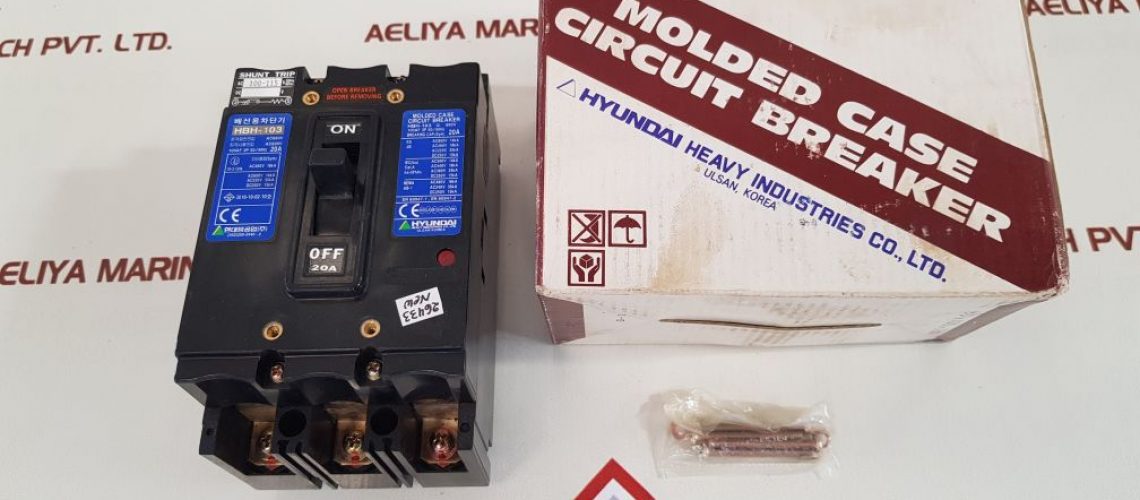 HYUNDAI HBH-103 MOLDED CASE CIRCUIT BREAKER ESWB.0201.002