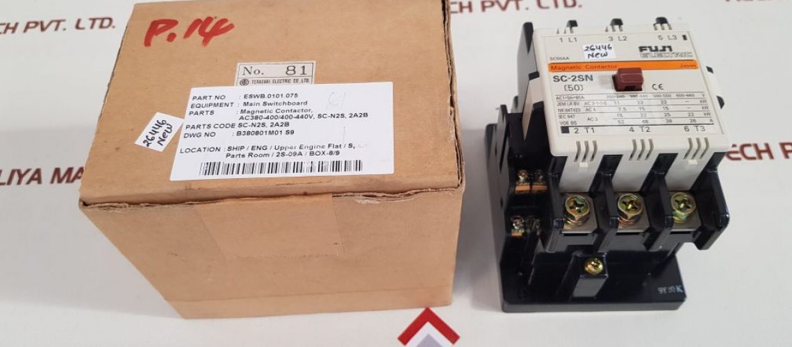 FUJI ELECTRIC SC-2SN[50] MAGNETIC CONTACTOR ESWB.0101.075