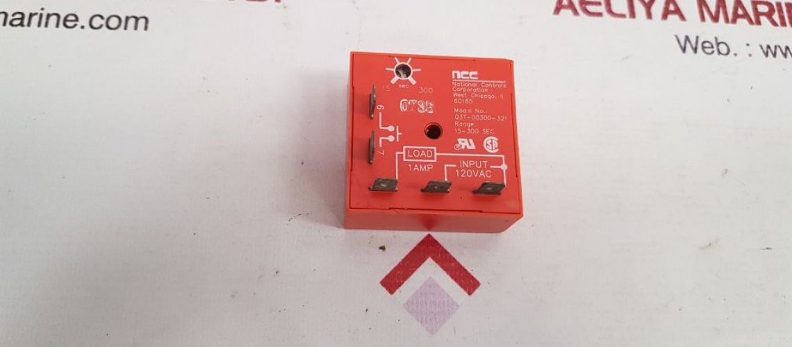 NCC Q3T-00300-321 TIME DELAY RELAY 15-300 SEC