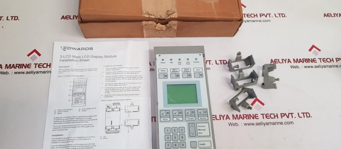 EDWARDS 3100586-EN FIRE ALARM DISPLAY REMOTE MODULE