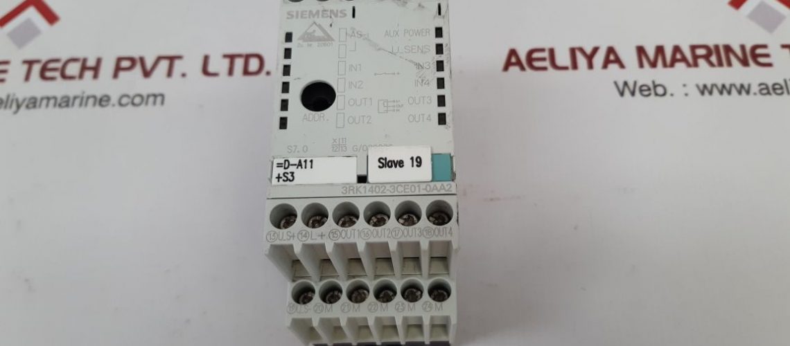 SIEMENS 3RK1402-3CE01-0AA2 AS-I MODULE