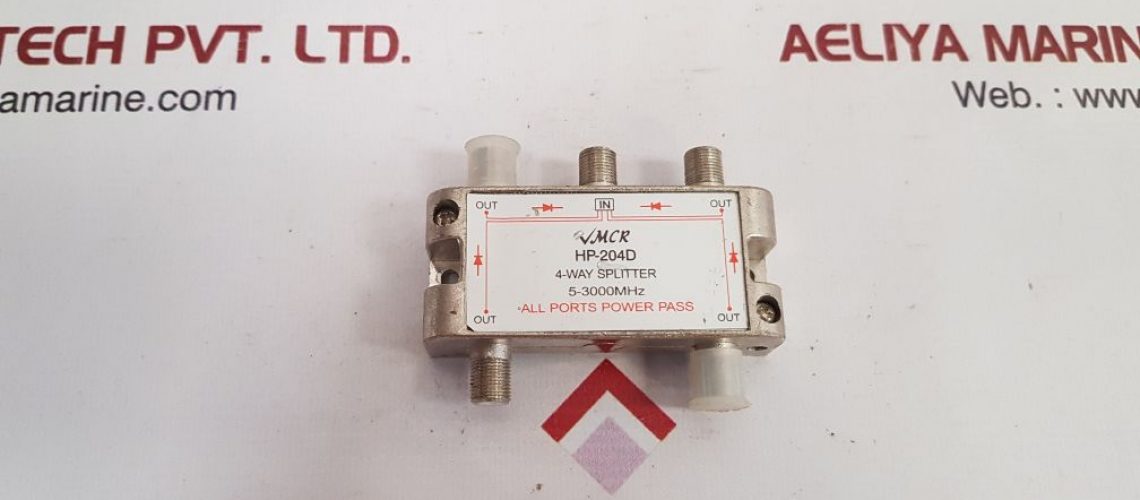 MCR HP-204D 4-WAY SPLITTER