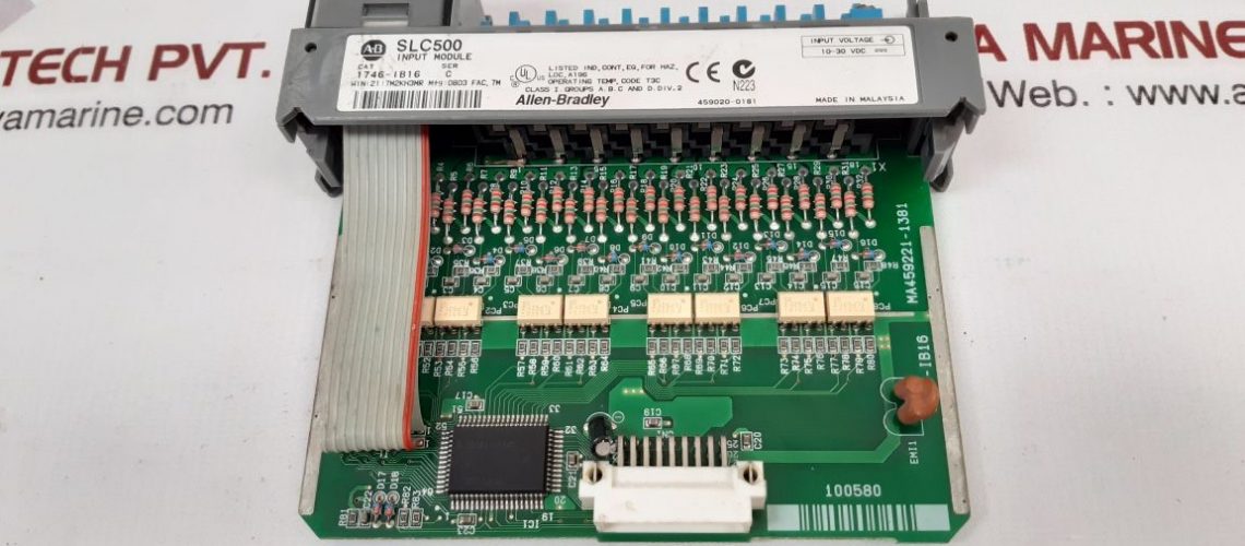 ALLEN-BRADLEY SLC 500 INPUT MODULE 1746-IB16