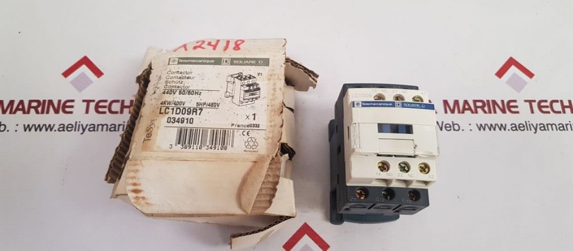 TELEMECANIQUE SCHNEIDER ELECTRIC SQUARE D LC1D09 CONTACTOR