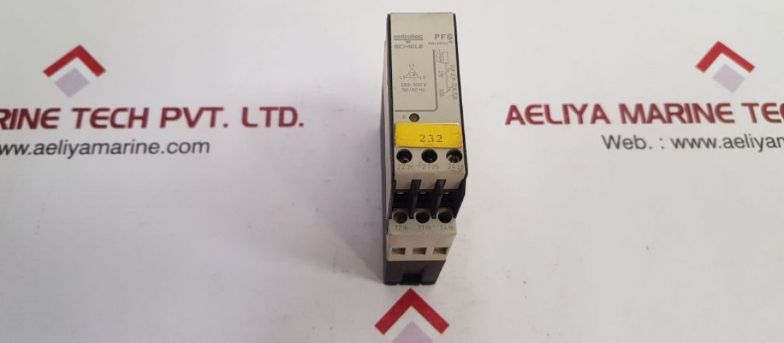 ENTRELEC SCHIELE PFS MECOTRON 2.430.824.93 3 PHASE-SEQUENCE MONITORING RELAY