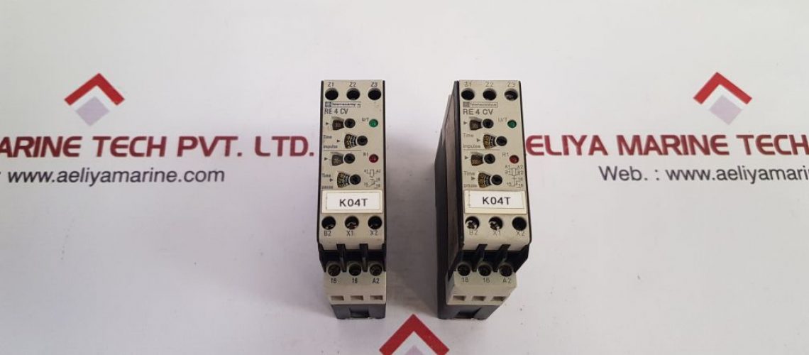 TELEMECANIQUE RE4 CV1 1BU TIME RELAY 50/60 HZ