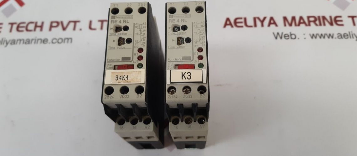 TELEMECANIQUE RE4RL13BU TIME DELAY RELAY 0.05S-300H