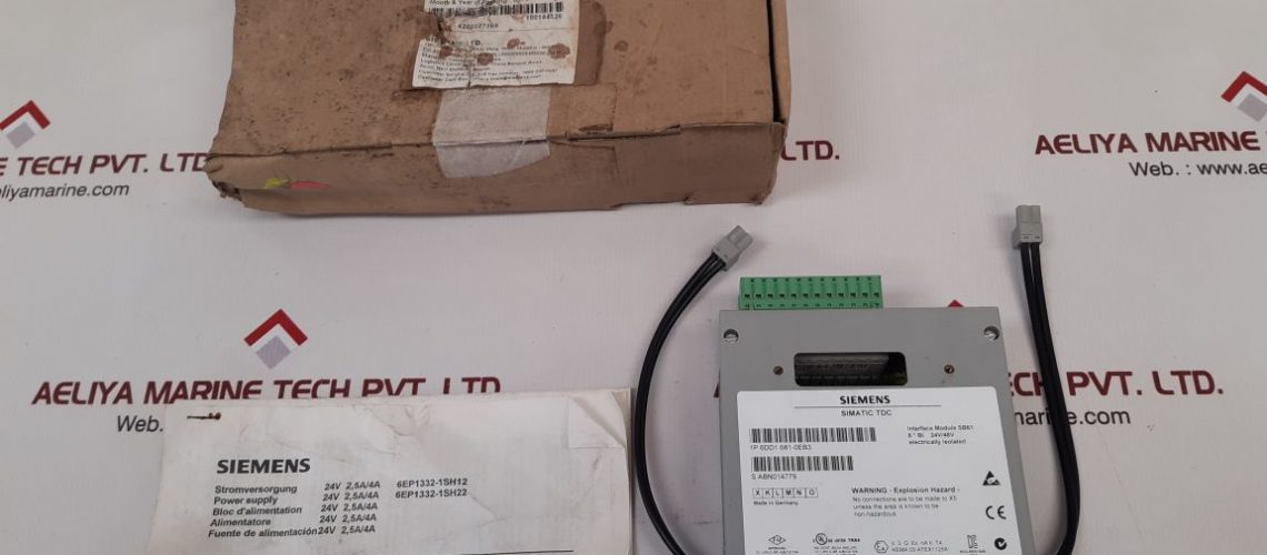 SIEMENS SIMATIC TDC 6DD1681-0EB3 INTERFACE MODULE BINARY MODULE SB61