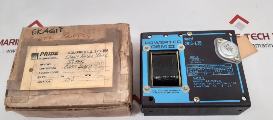 POWERTEC OEM II 2B15-1.3B D.C.POWER SUPPLY