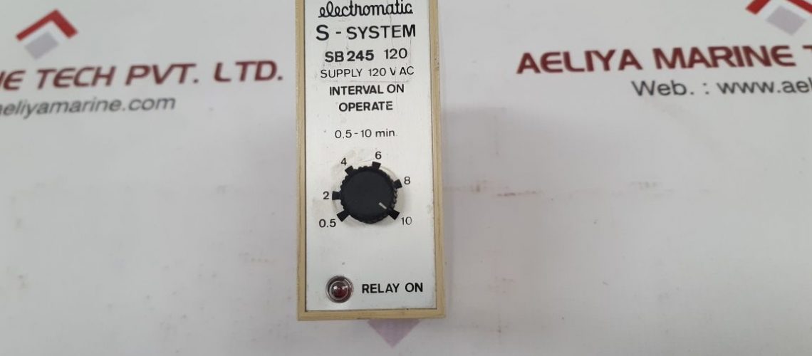 ELECTROMATIC S-SYSTEM SB245 120 INTERVAL TIMER RELAY