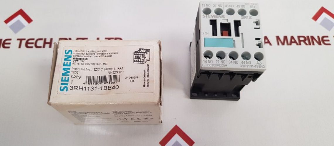 SIEMENS SIRIUS G/060208*E05* CONTACTOR 3RH1131-1BB40