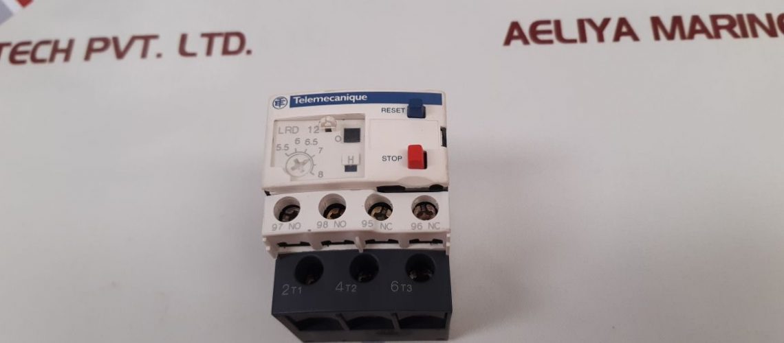 TELEMECANIQUE SCHNEIDER ELECTRIC LRD 12 THERMAL OVERLOAD RELAY