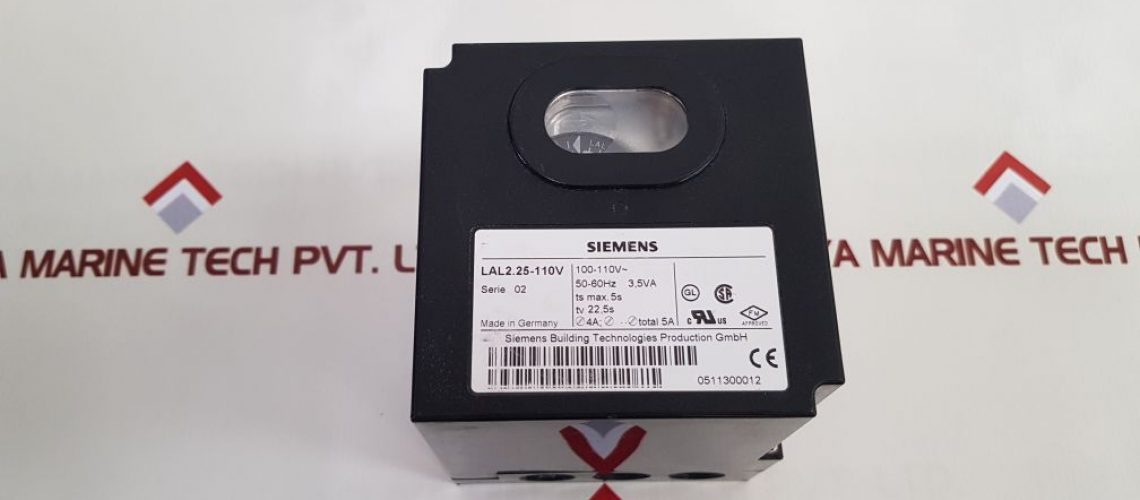 SIEMENS LAL2.25-110V OIL BURNER CONTROL 0511300012