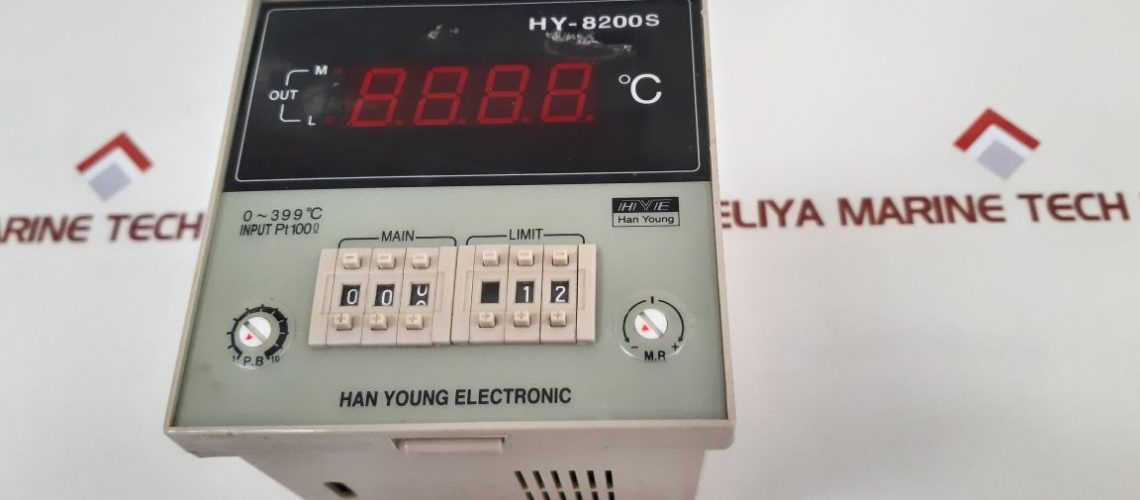 HAN YOUNG HY-8200S-PPMOR08 TEMPERATURE CONTROLLER 0~399°C