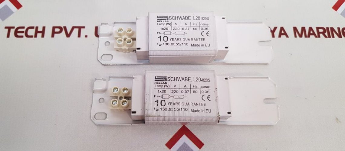 SCHWABE HELLAS L20-820S ELECTROTECHNICAL DEVICES