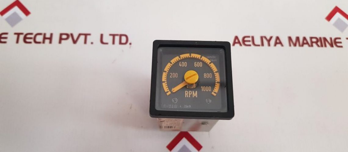 CAMILLE BAUER MOUNTING INDICATOR PANEL METER 0 TO 1000 RPM