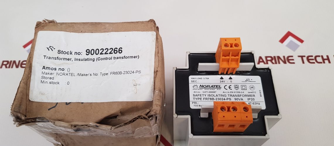 NORATEL FR78B-23024-PS SAFETY ISOLATING TRANSFORMER