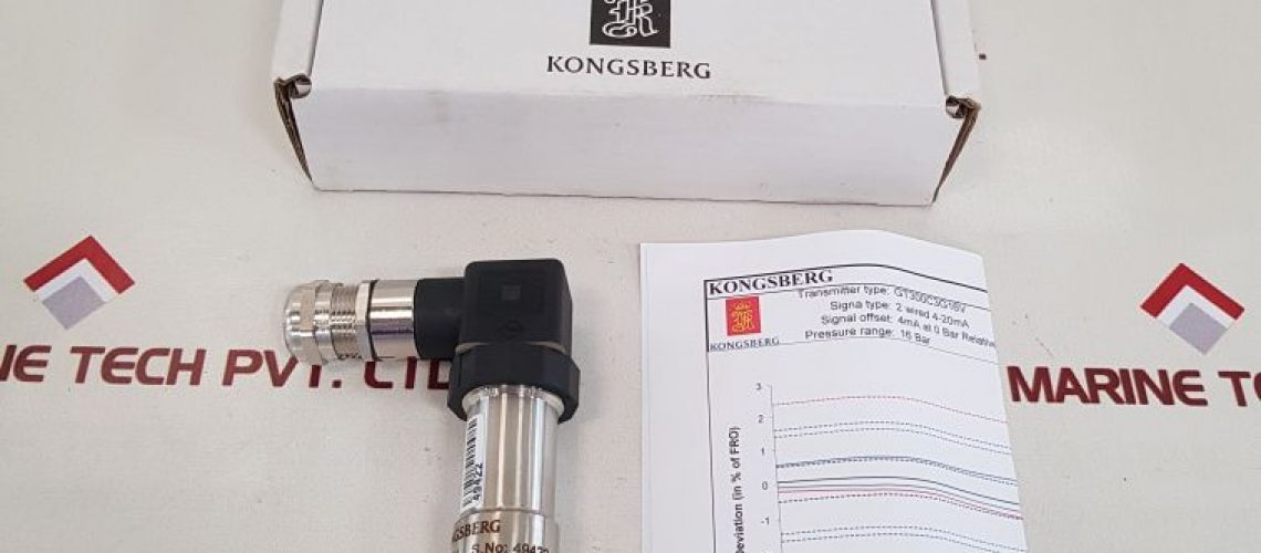 PRESSURE TRANSMITTER KONGSBERG GT300C3G16V PRESSURE TRANSMITTER