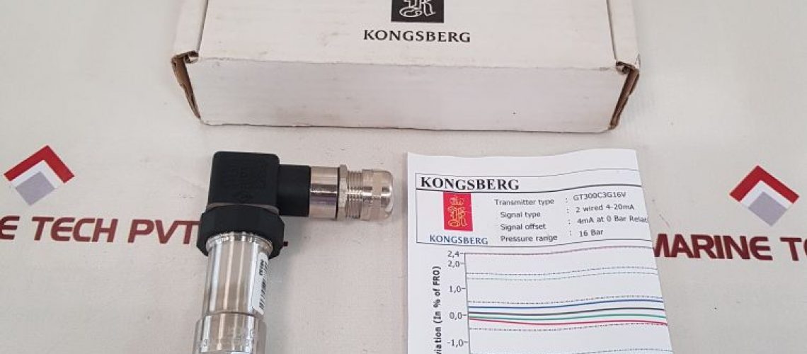 KONGSBERG GT300C3G16V PRESSURE TRANSMITTER